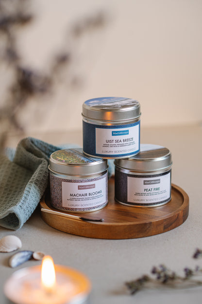 Uist sea breeze - Hebrides by MacGillivray custom candle tin