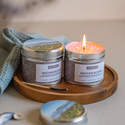 Machair blooms - Hebrides by MacGillivray custom candle tin