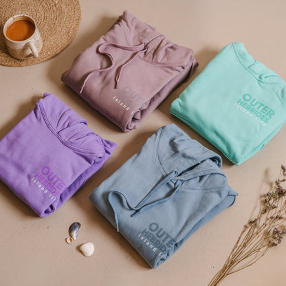 Island life hoodie - Sea green