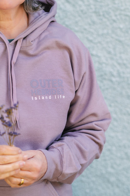 Island life hoodie - Heather