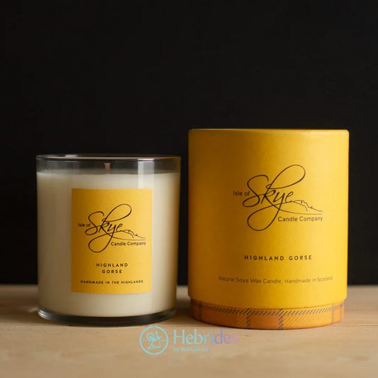 Highland gorse large candle