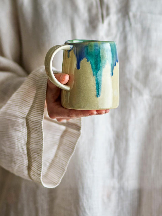 Yori blues large stoneware mug