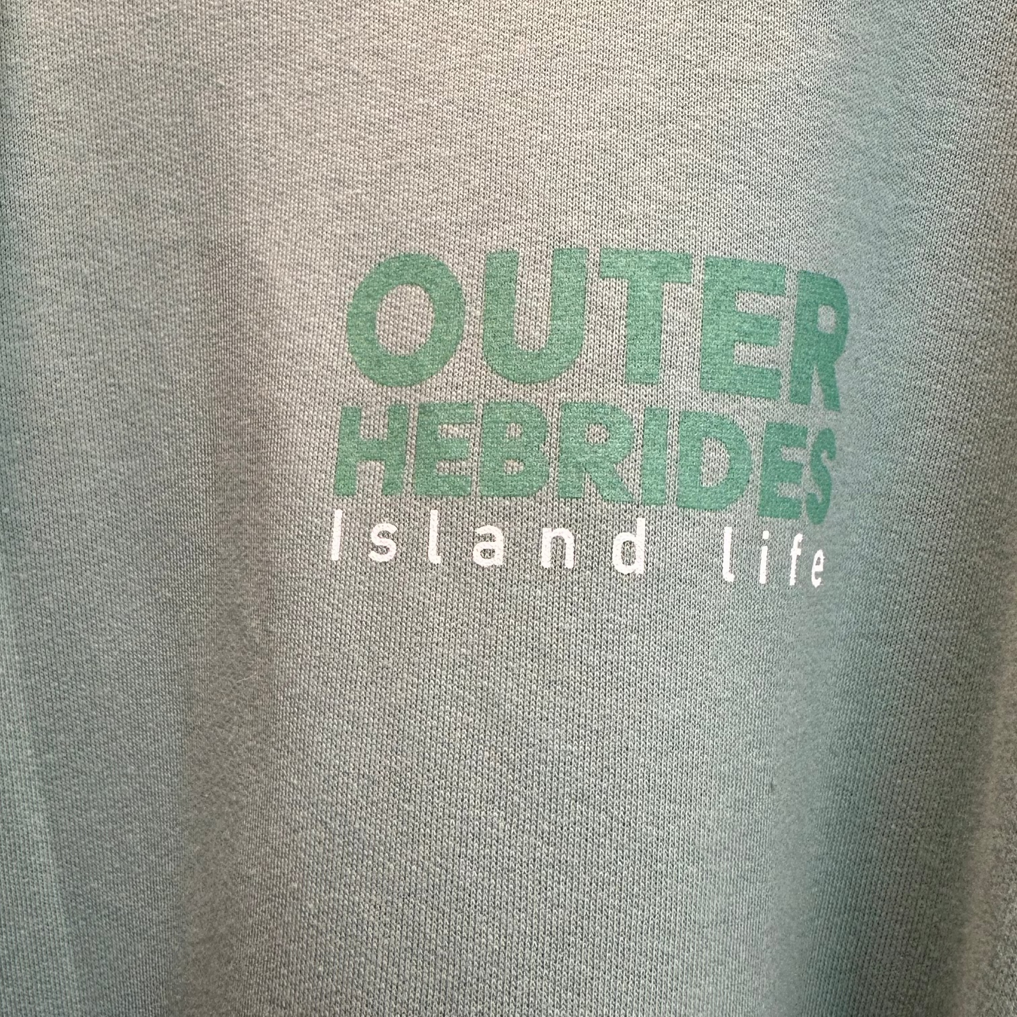 Island life hoodie - Sea green