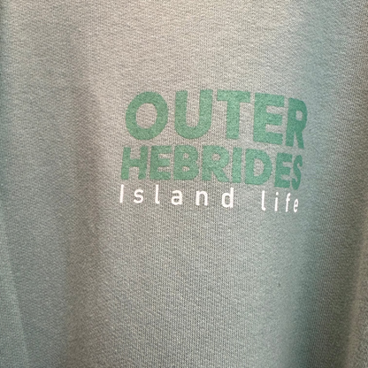 Island life hoodie - Sea green