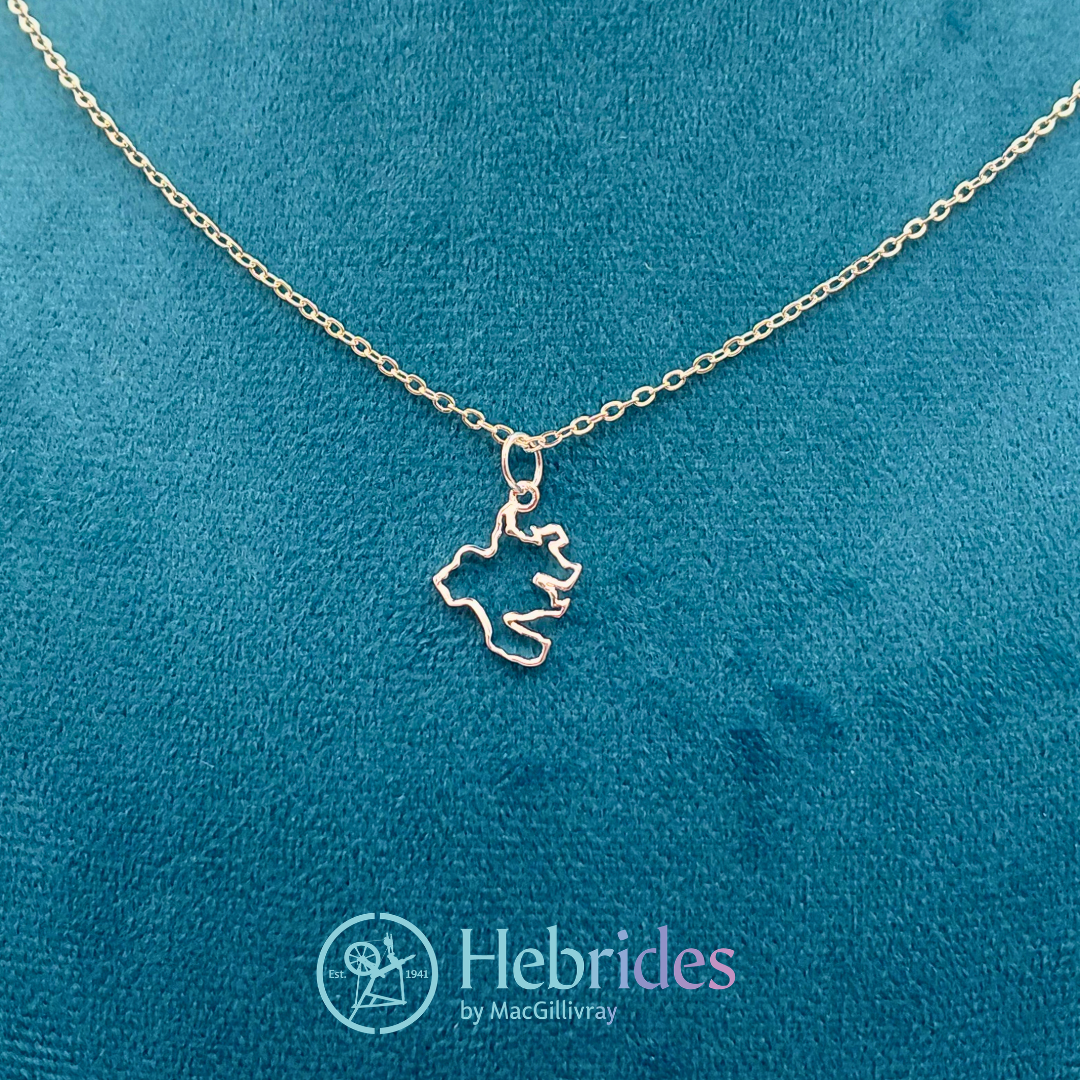 Island Map Jewellery - Necklace with Card