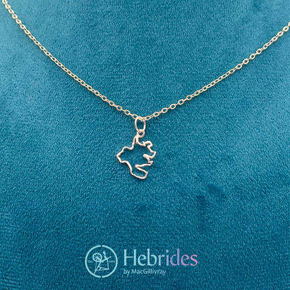 Island Map Jewellery - Necklace with Card