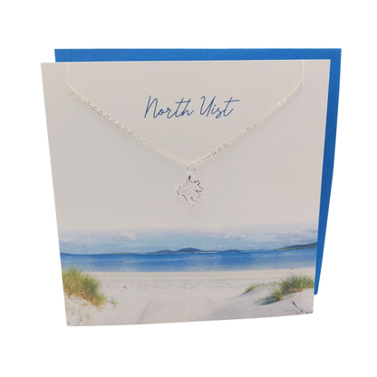 Island Map Jewellery - Necklace with Card