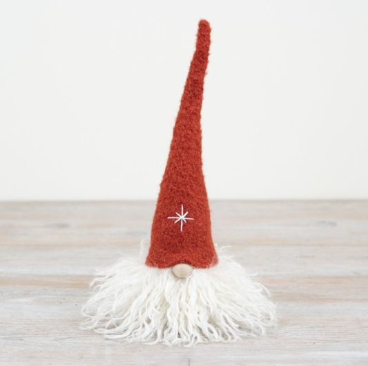 Wooly santa - red