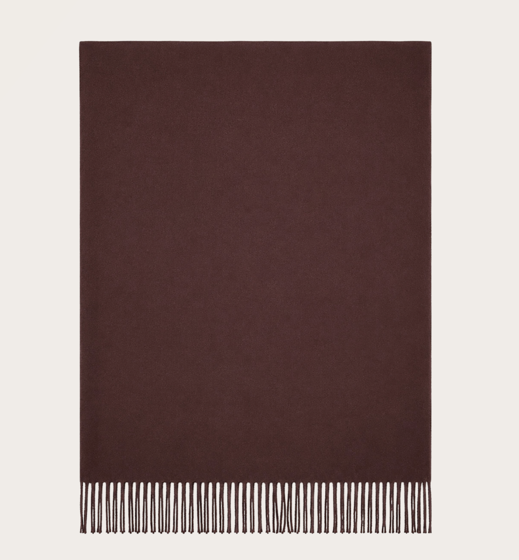 Plain pashmina chocolate