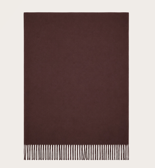 Plain pashmina chocolate