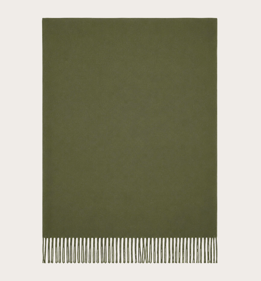 Plain pashmina olive