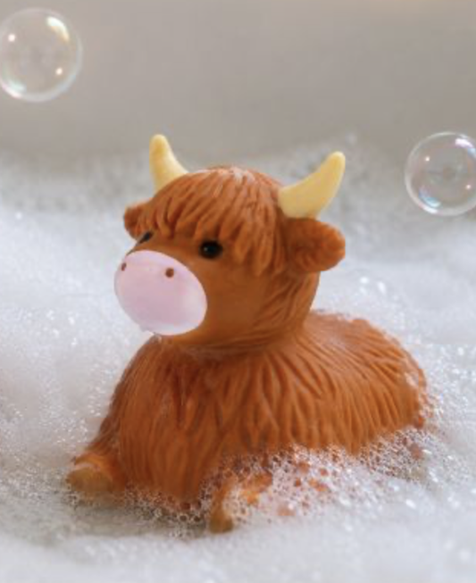 Highland Coo rubber bath toy 10.5 cm