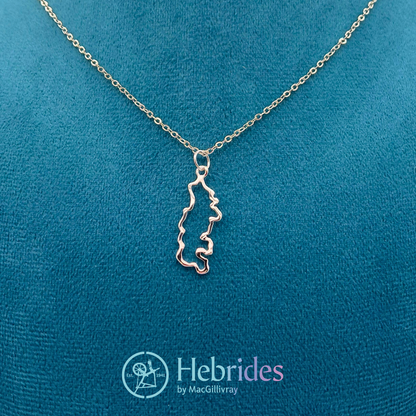 Island Map Jewellery - Necklace with Card