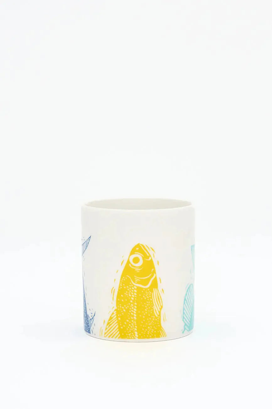 Bright fish mug