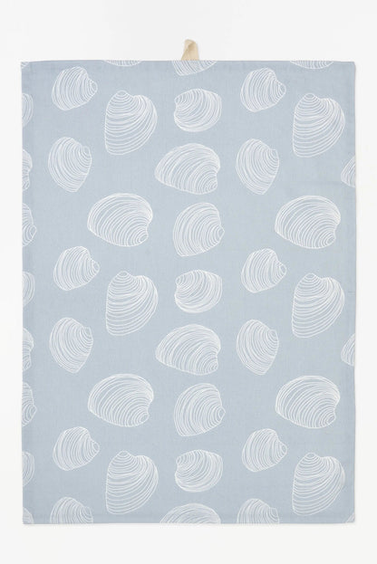 Oysters tea towel