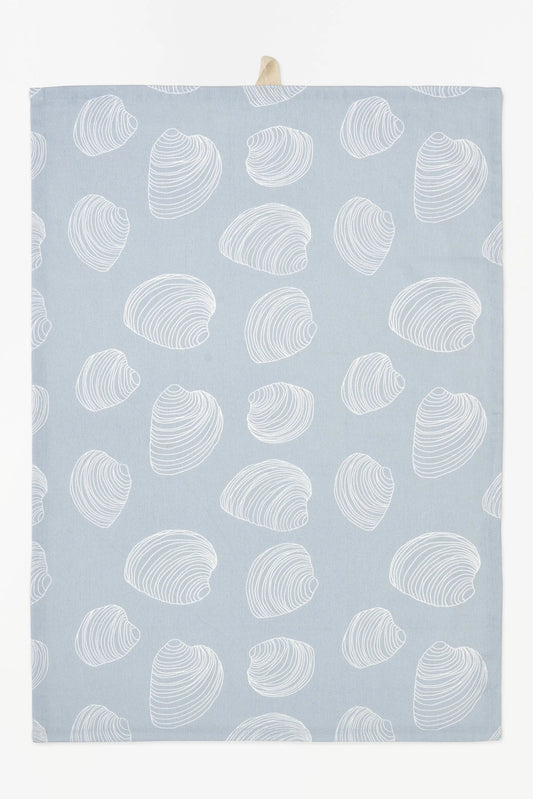 Oysters tea towel