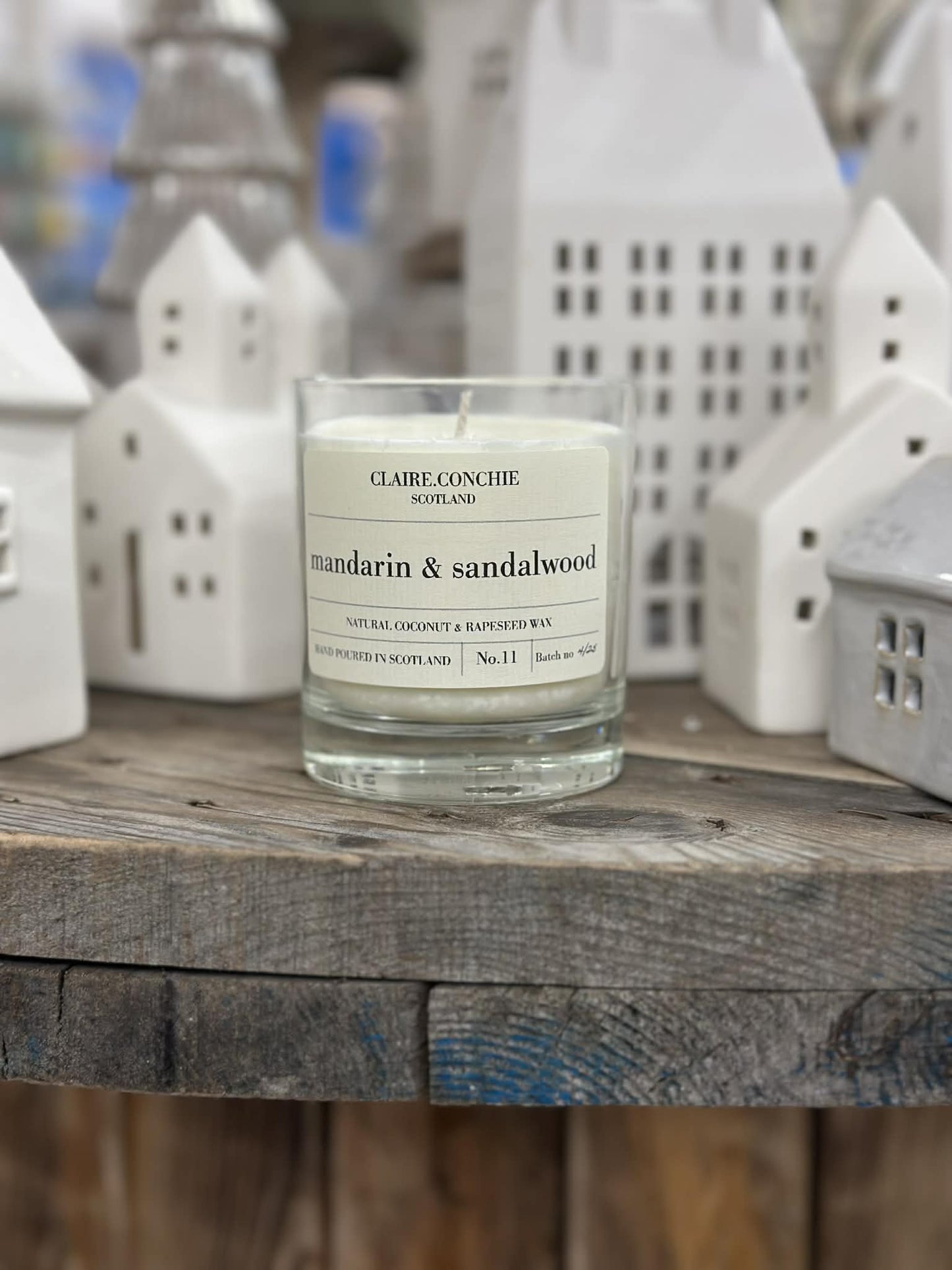 Mandarin & sandalwood candle