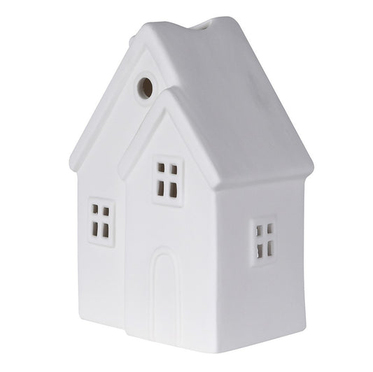 Wht House T/Light Holder