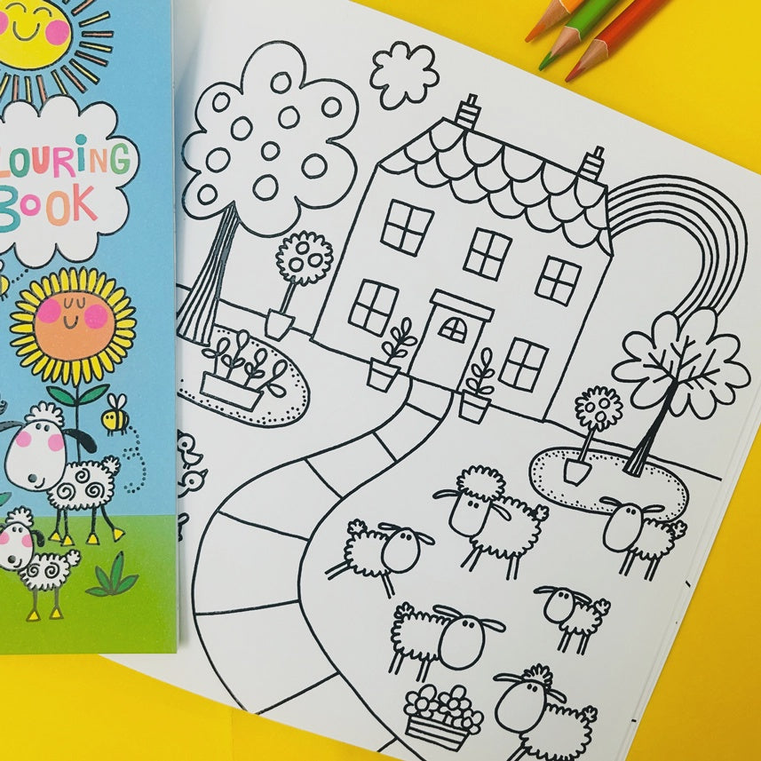 Children's On The Farm Colouring Book