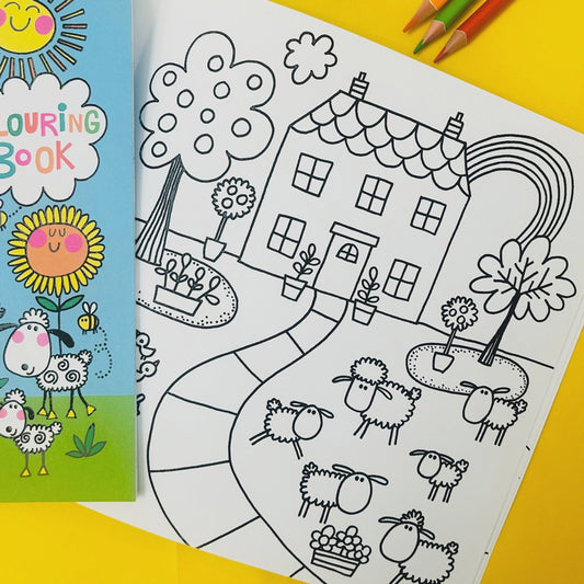 Children's On The Farm Colouring Book
