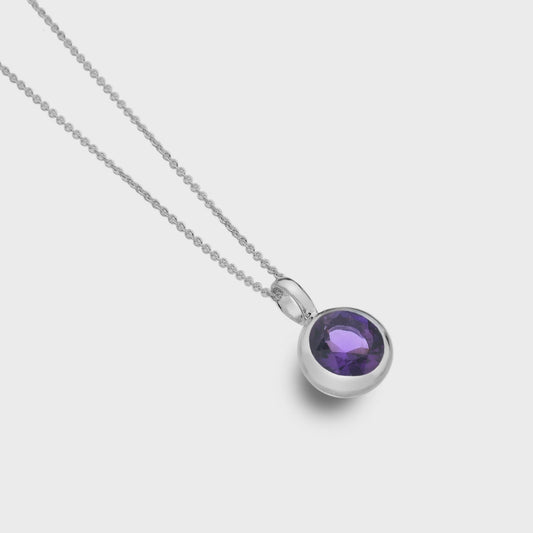 Amy amethyst necklace