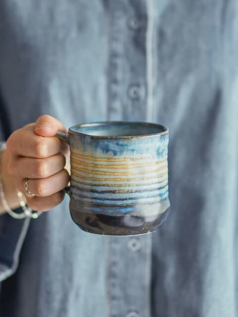 Deana coastal stoneware mug
