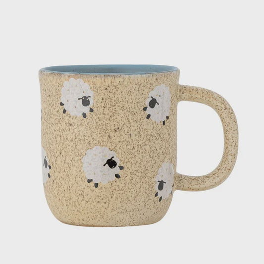 Mini dolly sheep stoneware mug