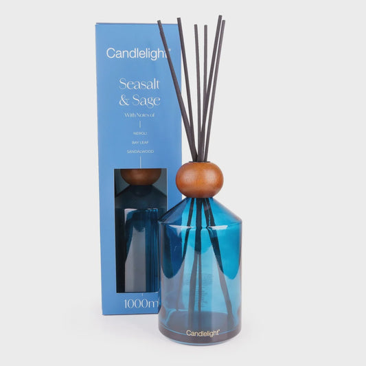 1000ml Reed Diffuser Geometric Seasalt & Sage