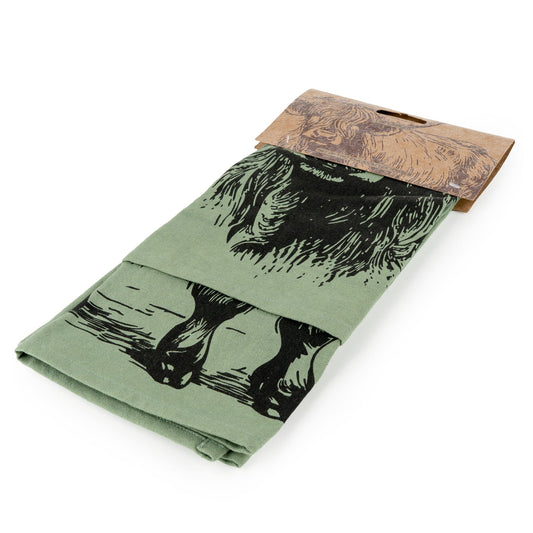 Highland cow set of 2 tea towels