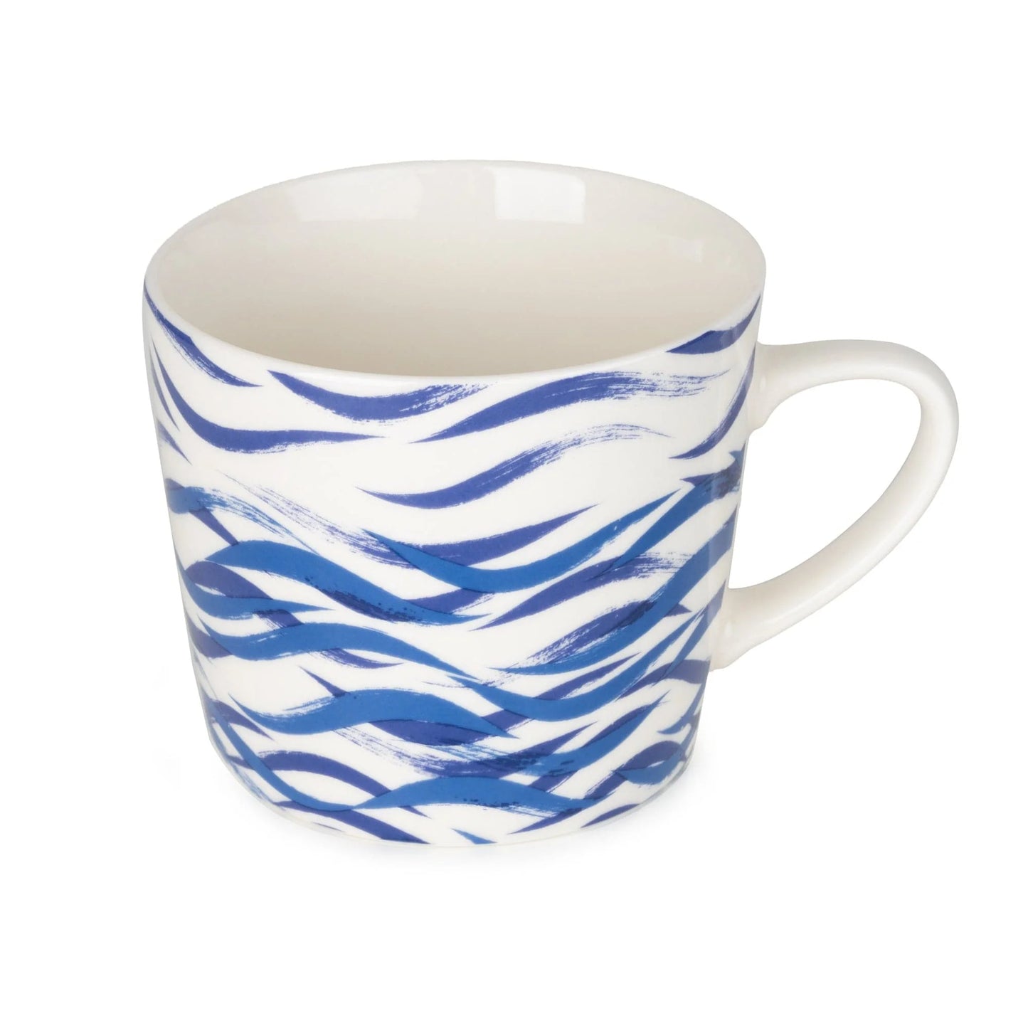 Sea waves blue mug - wide