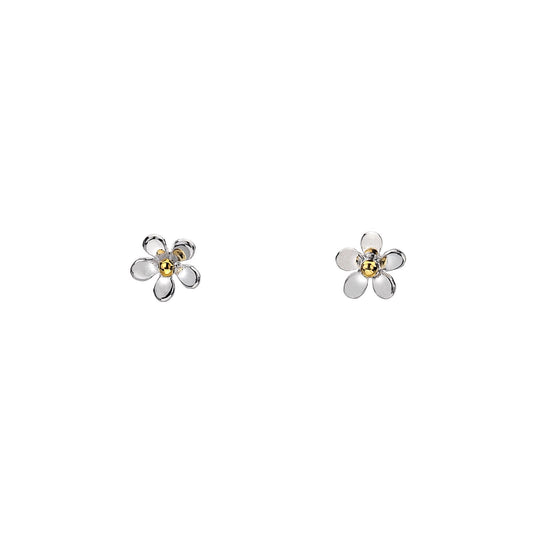 Tiny daisies stud earrings
