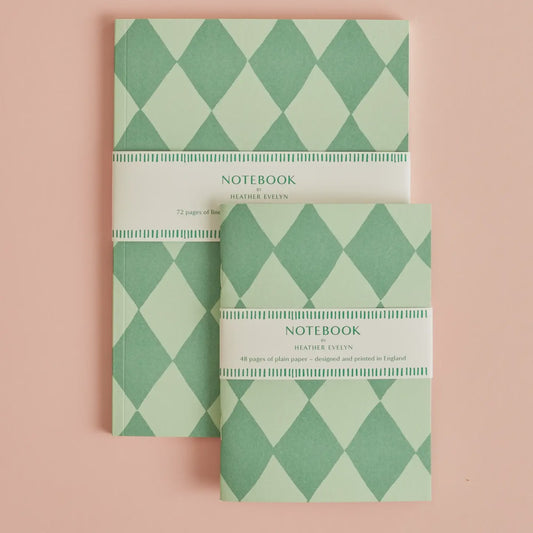 Notebook Green Harlequin A5