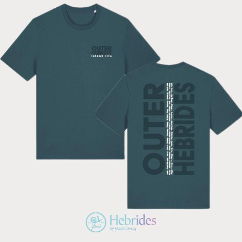 Island life adults t-shirt - deep-sea