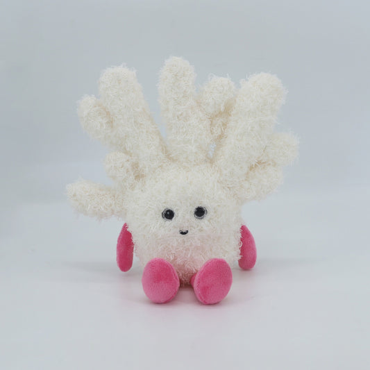 Coral soft toy - pink feet