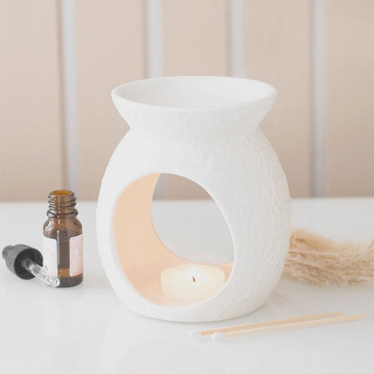 Dimpled Oil Burner and Wax Warmer