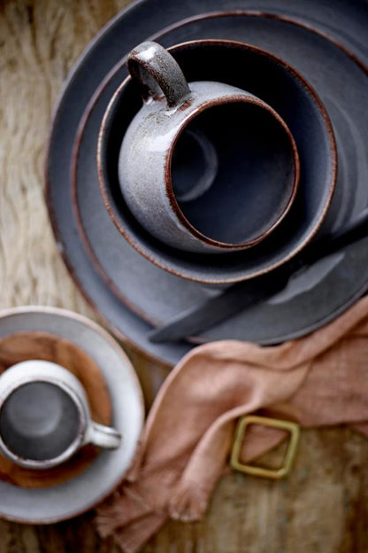 Sandrine stoneware mug - grey