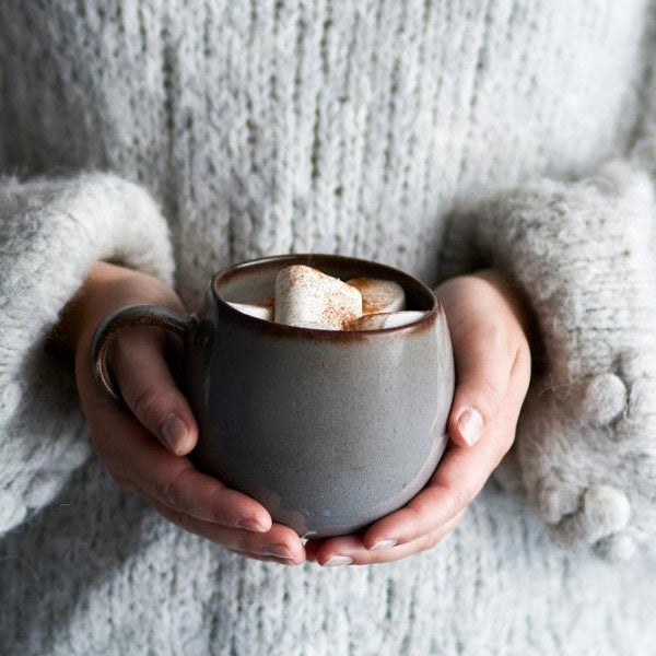 Sandrine stoneware mug - grey