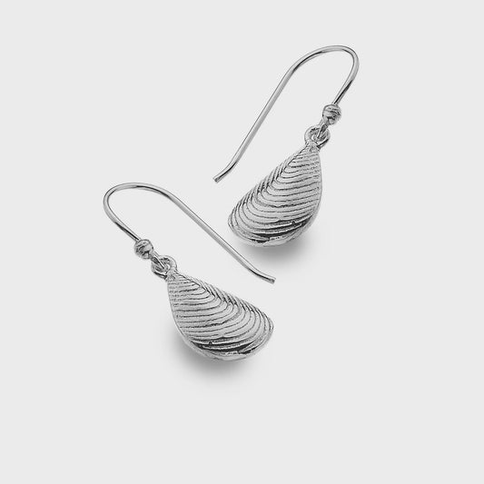 Mussel shell earrings