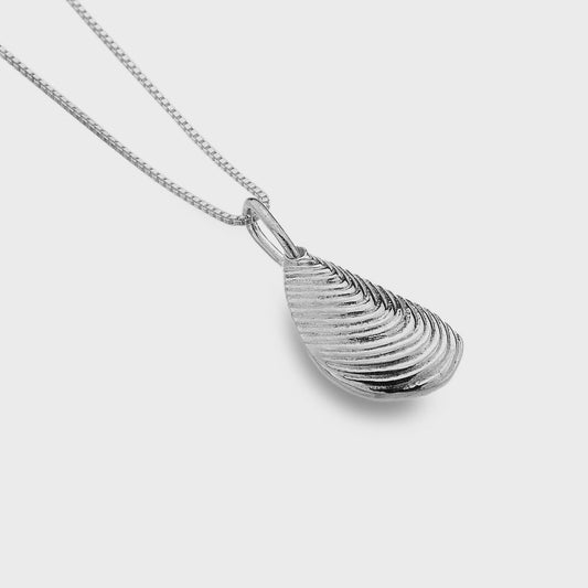 Mussel shell necklace