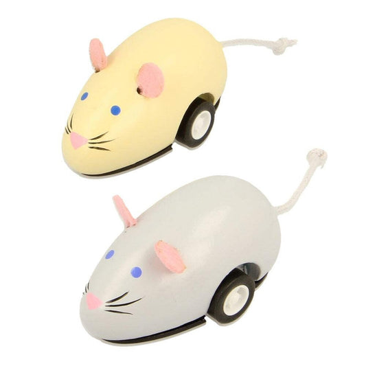 Wooden mouse - pull back