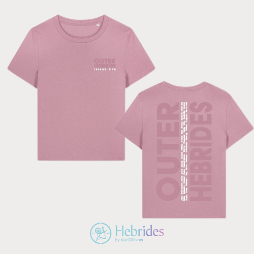 Island life ladies fit t-shirt - seapink